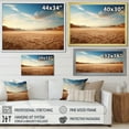 thumbnail image 4 of Designart "Scenic horizon Desert Infinite Horizon V" Landscapes Floater Framed Wall Art Living Room, 4 of 7