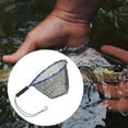 thumbnail image 4 of Filet de Pêche Sans Pliage Poignée Filet Saumon Cage à Truite Simple Bleu, 4 of 8