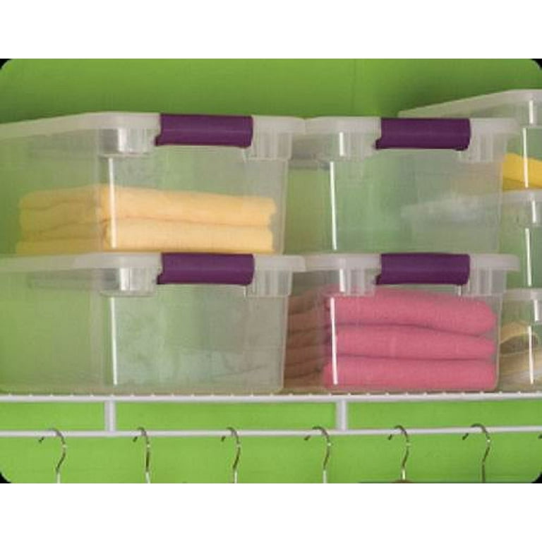 Sterilite Convenient Small Divided Clear Storage Box w/ Latching Lid, (12  Pack), 1 Piece - Fred Meyer