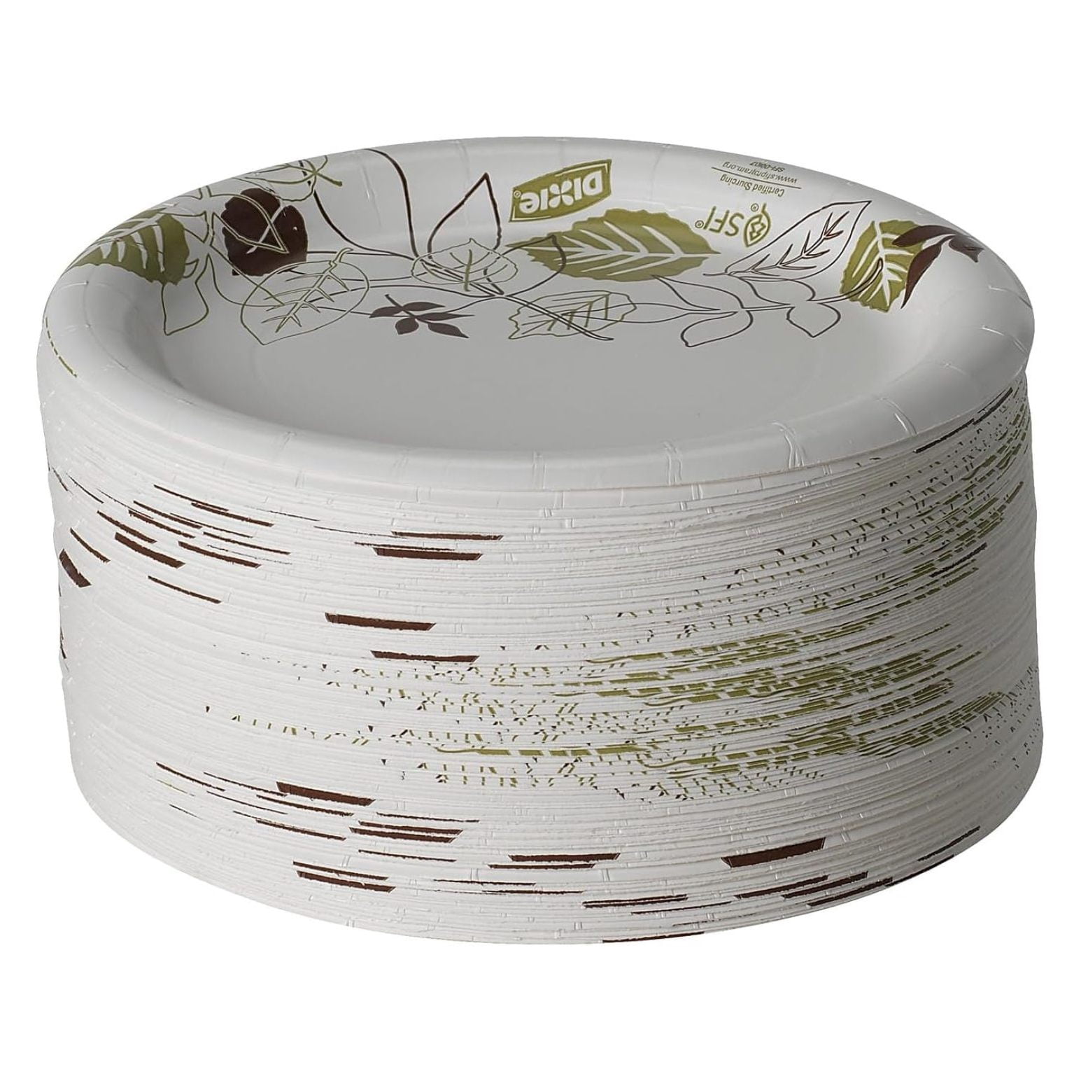 Pathways Medium-Weight Paper Plates, 6 7/8-inch, 500/Carton (UX7WS)