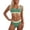 Light Green, variant on Bikini Sets for Women Floral Print Two Piece Tankini Classic Triangle Bathing Suit Performance Swimwear for Pool and Beach Activities