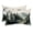 Beige, Green, Gray, variant on Green Black Foggy Forest Outdoor Pillows for Chaise Lounge Chair Waterproof Lumbar Pillows with Insert&Adjustable Elastic Strap Beach Headrest Pillow Abstract Art Mountain Pool Pillow 11"x16"