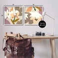 thumbnail image 4 of Stupell Industries Modern Geometric Orchids Botanical & Floral Painting White Framed Art Print Wall Art, 24 x 24, Set of 2, 4 of 10
