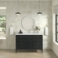 thumbnail image 3 of James Martin Vanities 48" Vanity, Bright White w/ Single Hole 3 CM White Zeus Quartz Top & Backsplash, 3 of 4