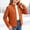 Orange, variant on Fesfesfes Girls Lined Zip Up Jacket Stand Collar Short Warm Winter Coat, Casual Solid Color Outerwear for Kids School Daily Wear Ages 8-15 Years