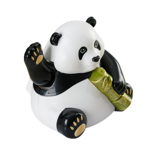 Solar Panda CAR ORNAMENTE FIGURA de ANIMAL PANDA PANDADOR para COMPERA, Tablas informáticas Mesa de comedor en casa escritorio de mesa de