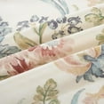 thumbnail image 6 of Chezmoi Collection 4-Piece Floral Medallion Garden Window Curtain Set with Sheer Backing, Multicolor Blue Green Red Yellow White Printed Microfiber, 120 inch x 84 inch, 6 of 9