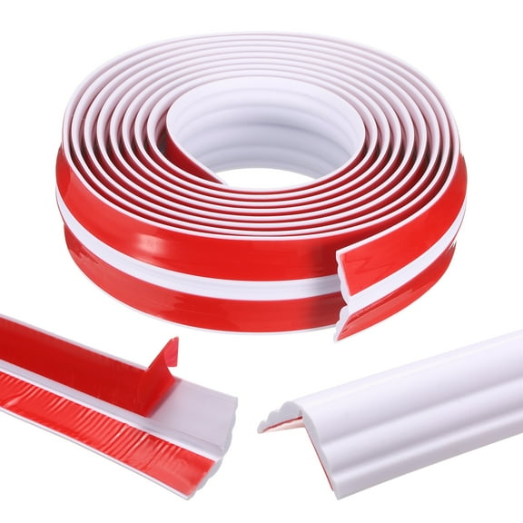 Wall Corner Protector 1.6" 10FT Self Adhesive Wall Trim Molding, White