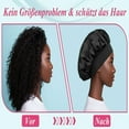 thumbnail image 3 of Women's satin wide-brimmed high-elasticity sleeping hat, curly hair, natural hair quality care hat, 3 of 6
