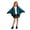 Blue, variant on Girls Monarch Butterfly Knit Cardigan Cute Butterflies Wing Cloak Button up Sweaters Long Sleeve Cardigan Crochet Cover Up