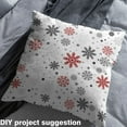 thumbnail image 2 of Homewish Teens Christmas Snowflake 01, Western Festival Room Decor Fabric by the Yard, Cycle Polkadots Sewing Fabric, Luxury Bedroom Decor, 2 of 6