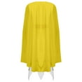 thumbnail image 4 of Aislor Women's Ancient Greek Roman Toga Cape Sleeve Asymmetrical Halloween Tunic Fancy Dress Yellow 4XL, 4 of 7