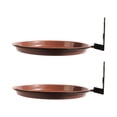 thumbnail image 4 of Comedero para pájaros montado en 2 uds, plato de alimentación para pájaros, cuenco redondo para pájaros y mascotas, cuenco de baño para pájaros y árbo, 4 of 8