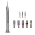 thumbnail image 3 of Thick Handle Screwdriver Set, Watch Screwdriver Set Strong Durable With 5 Screw Bits For Watch Shop, 3 of 8