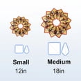 thumbnail image 2 of Daisyyozoid Father's Day Fabric Wreath Template Set Fabric Wreath Template Set Acrylic Template, 2 of 5
