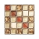 thumbnail image 1 of Bewildely Adhesivo de pared autoadhesivo de azulejo de cristal, decoración de cristal práctica profesional, Panel de salpicaduras con patrón Decoración del hogar tipo 13, 1 of 6