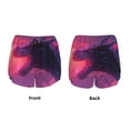 thumbnail image 3 of Balery Mystical Dragon Under Moon Pantalones cortos deportivos para mujer con forro y dos bolsillos, elásticos, para entrenamiento, gimnasio, yoga-Large, 3 of 7