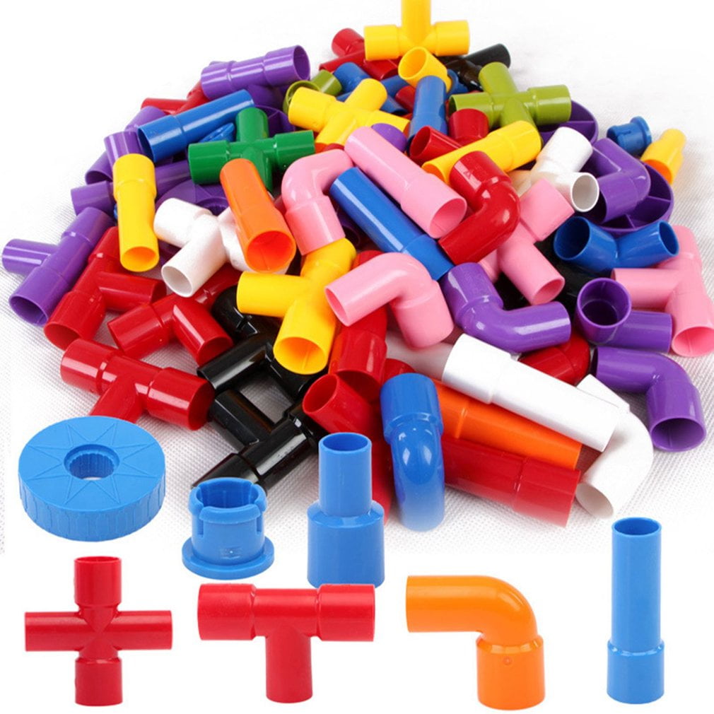 plastic pipe building toys