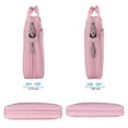 thumbnail image 2 of Mosiso 17-17.3 inch Laptop Shoulder Bag for MacBook/Dell/HP/Lenovo/Acer/Asus/Samsung/Sony, Polyester Notebook Messenger Handbag Briefcase Sleeve Case, Pink, 2 of 6
