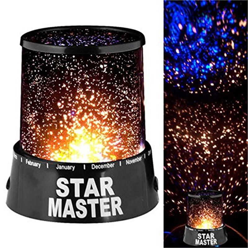 LED Starry Night Sky Galaxy Projector Lamp Star Cosmos Romantic Night Light N4X3