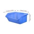 thumbnail image 2 of CATIEBYE 8Pcs Blue Plastic Storage Bins Durable Nesting Shelf Boxes for Tool and Parts Organization, 2 of 8