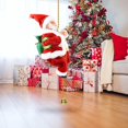 thumbnail image 4 of Musical Climbing Santa – Electric Santa on Rope, Battery Operated, Climbs Up and Down, Fun Christmas Holiday Decoration Gift, 4 of 6
