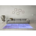 thumbnail image 3 of Ahgly Company Indoor Square Abstract Blue Modern Area Rugs, 7' Square, 3 of 4