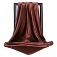 thumbnail image 2 of Yoyauz 35" Women's Satin Bandana Square Hair Scarf Silky Neck Fashion For Hair Wraps And Sleeping, 2 of 8