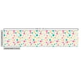 thumbnail image 3 of Ambesonne Bakery Fabric by the Yard Upholstery, Colorful Crackers and Dots, 5 Yards, Soft Pink Dark Seafoam, 3 of 5
