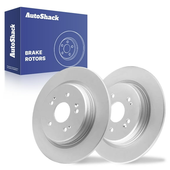 AutoShack Rear Brake Rotors | Replacement For 2017-2025 Honda CR-V 1.5L 2.0L 2.4L AWD FWD | Coated | 2-PC Set | ArmorStop