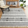 thumbnail image 2 of SAFAVIEH Natura Amanda Southwestern Area Rug, Black/Ivory, 8' x 10', 2 of 8