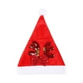 thumbnail image 4 of Tyidzon Red Santa Hat Christmas Decorations Santa Hats for Kids Children Teenagers & Adults Small Head, Xmas Hats for Christmas Holiday Party Decorations, 4 of 4