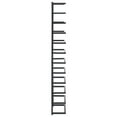thumbnail image 2 of vidaXL Towel Rack Black 24x12x96 cm Steel, 2 of 5
