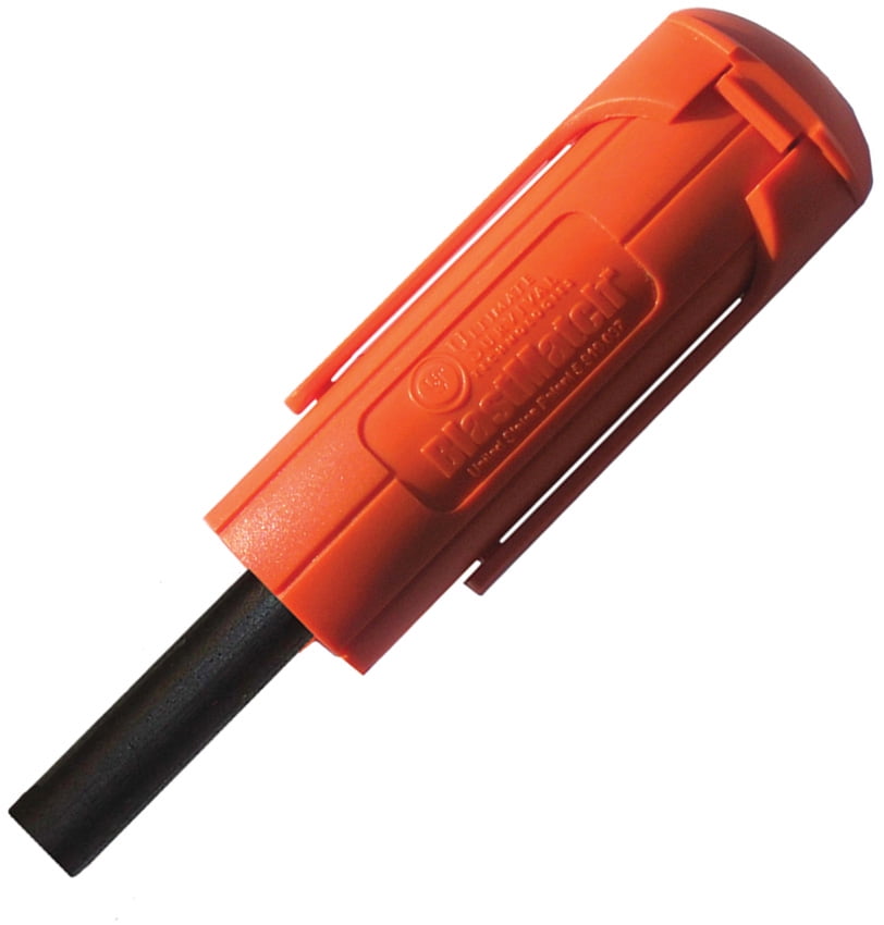 High-visibility or UST SparkForce Fire Starter 3/" overall with 1 3//4/" flint bar