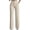 Beige, variant on Women's High Waist Wide Leg Suit Pants, Elegant Pleated Trousers with Pockets, Straight Fit Flowy Business Casual Pants for Work Office Daily Wear Wine M