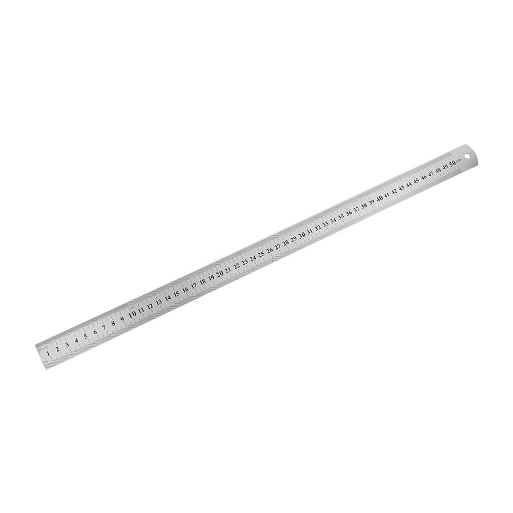 Stainless Steel Metal Straight Ruler Precision Double Sided Measuring Tool 