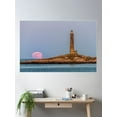 thumbnail image 2 of Bloom Theory Moon Lite Mirage And The North Tower Poster Wall Art, Modern Wall Decor, 24x36 UNFRAMED, 2 of 3