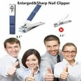 thumbnail image 5 of Manicure Set Nail Clipper Set Men Women 8 in 1 Toe Finger Nail Clipper Personal Care Tools with Portable Travel Case Manicure Pedicure Tools Grooming Kit Gift for Men Women Family Friends Wife, 5 of 8