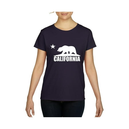 - California Republic Bear White Cali Women's Short Sleeve T-Shirt