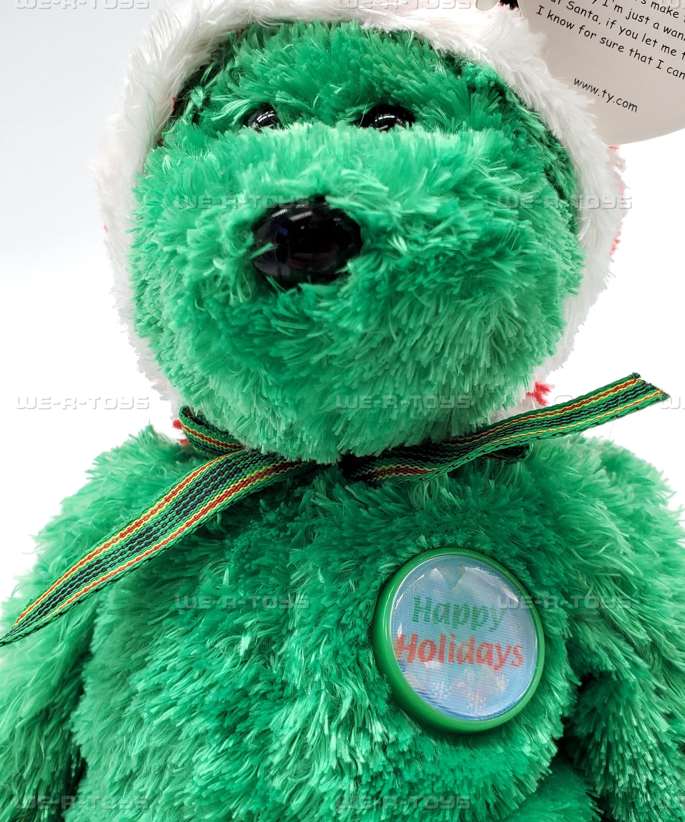 Ty Beanie Baby: 2002 Holiday Teddy Bear | Birthday Plush Toy