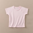 thumbnail image 6 of Acaics Girls Short Sleeve Raglan Crop Top, Soft Stretch Solid Color Crew Neck Casual Summer Tee Shirt for Teen Kids Girls 4-15 Years Old, 6 of 9