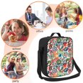thumbnail image 6 of Cauagu Cute Nautical Insulated Lunch Bag - Reusable Lunch Box Thickened Thermal Leakproof Lunch Tote Bag for Adult Office/Travel Picnic, 6 of 7