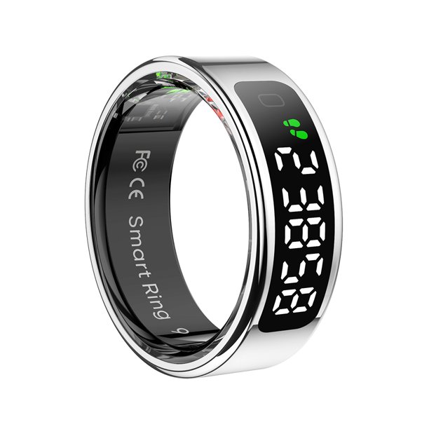 Anillo Fitness R11 Con Pantalla Y Monitor Touch Health & (Silver 11)