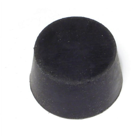 1.6" x 1-13/32" x 1" #8-1/2 Black Rubber Stoppers STPR-172 (3 pcs.)