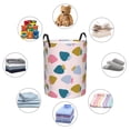 thumbnail image 5 of Large Laundry Basket with Handles - cartoon strawberries Kids Baby Dirty Clothes Laundry Hamper for Bedroom Aesthetic, 5 of 5