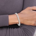thumbnail image 2 of 925 Sterling Silver Cubic Zirconia CZ Tennis Bracelet, 2 of 6