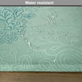 thumbnail image 5 of Ambesonne Mint Place Mats Set of 4, Mixed Leaves Botanical, Standard Size, Teal Turquoise, 5 of 5