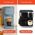 thumbnail image 4 of bella VersaBrew Cafetera 2 en 1, prepara garrafas de 3 tamaños y tazas individuales con cápsulas de café o molido, filtro reutilizable y soporte para filtro apto para lavavajillas, función de café hel, 4 of 5