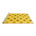 thumbnail image 2 of Ahgly Company Machine Washable Indoor Rectangle Solid Yellow Modern Area Rugs, 4' x 6', 2 of 4