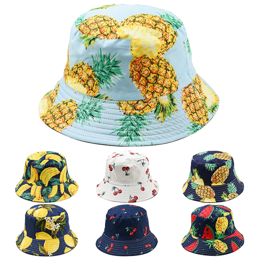 Bucket Hat Man Women Unisex Banana Hat Fruit Vintage Multi-ColorCap Fashion HO